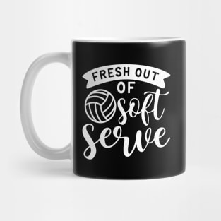 Fresh Out Of Soft Serve Volleyball Mug